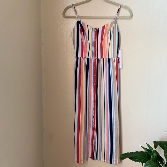 Emerlad Saundae stripe midi dress - Picture 6 of 9